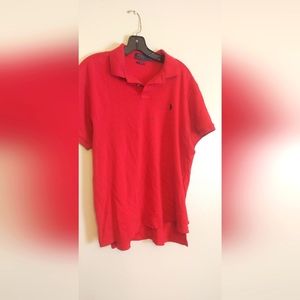 Red polo size LARGE